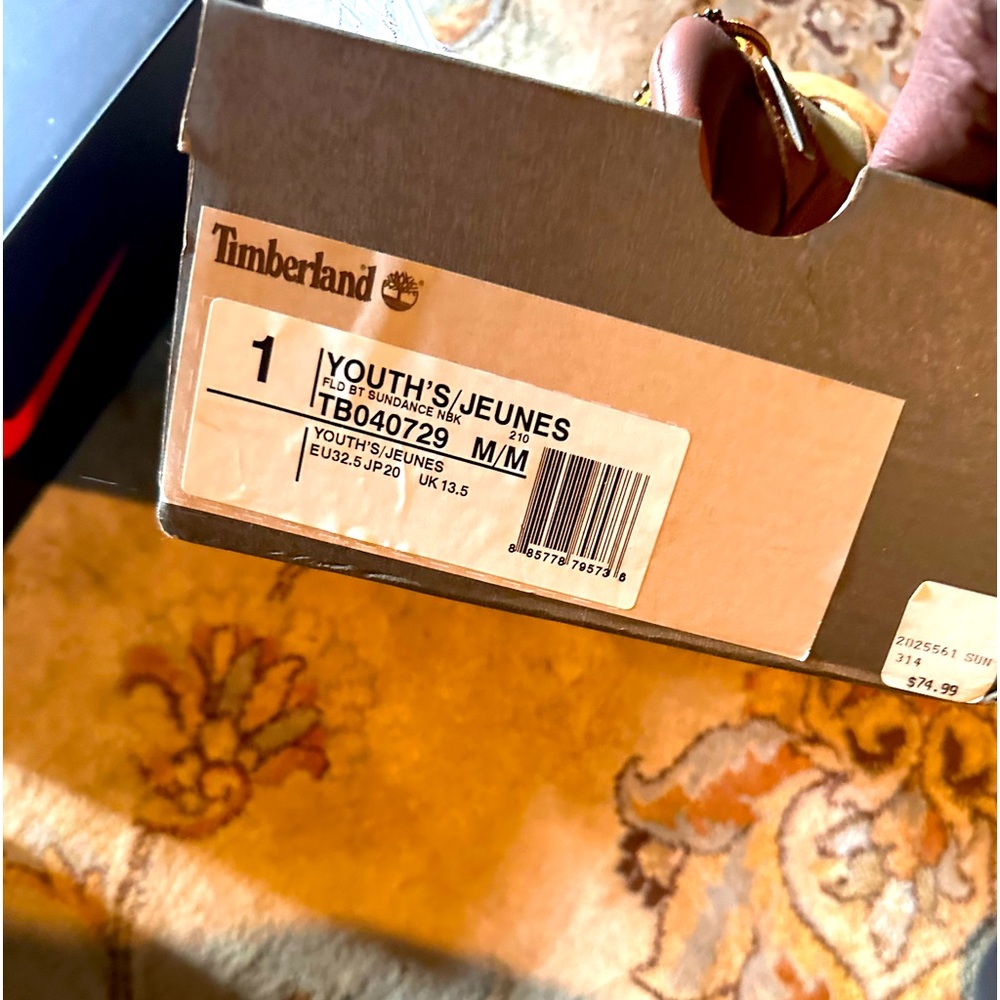 Brand new boys timberland boots.